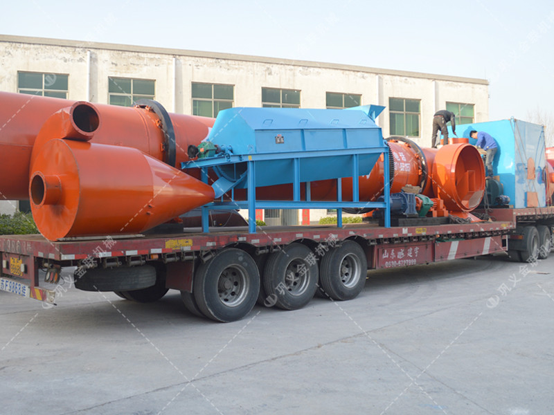 脫硫石膏烘干機發貨現場 脫硫石膏烘干機發貨現場